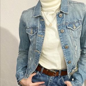 American Eagle Cropped Jean Jacket - Vintage style